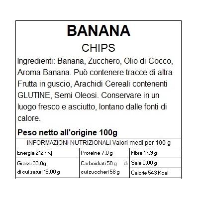 Banana Essiccata 